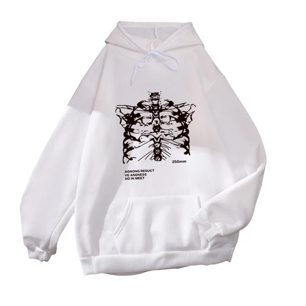 

Women Tops Winter Autumn Loose Sweatshirt Casual Pink Top harajuku Fashion Hooded Clothes Long Sleeve Print Girls Warm Tops 201