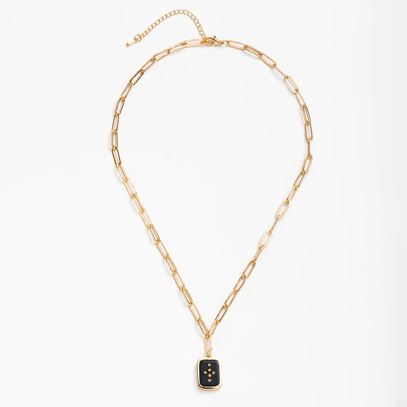 Fever&ampFree 2019 New Tiny Pendant Necklace Women Fashion Gold Geometric Collier Party Jewelry Collares De Moda Free Shipping | Украшения