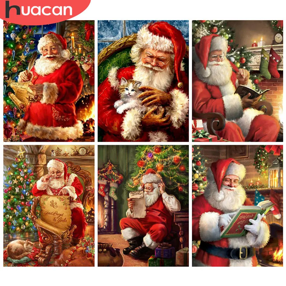 

Алмазная 5d картина «Дед Мороз», «сделай сам»