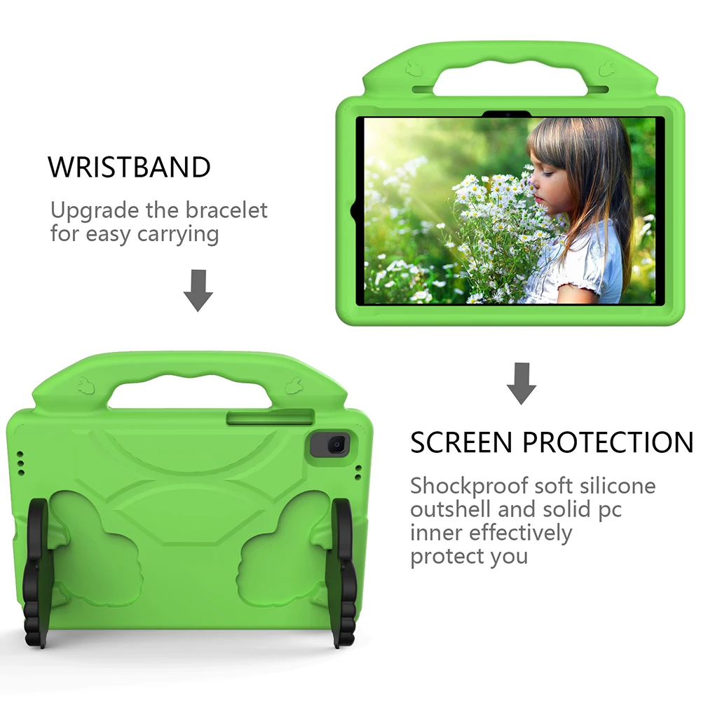 child tablet shockproof case for samsung galaxy tab a7 10 4 2020 sm t500t505 silicone cover for galaxy tab a7 sm t507 eva case free global shipping