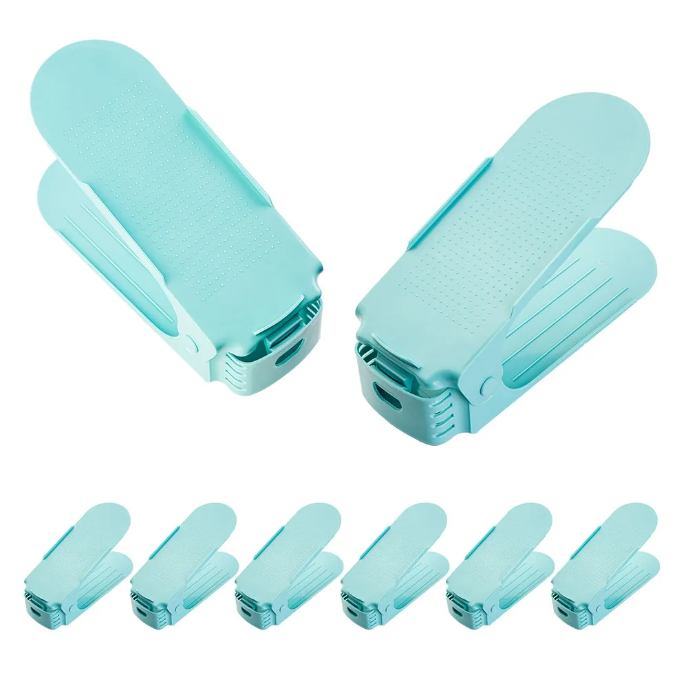 10 шт. Прочный красочный Регулируемый органайзер для обуви подставка стеллаж