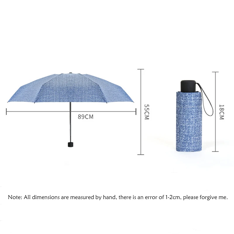 Новый портативный мужской зонт мини Карманный Зонт с медведем УФ Защита от Дождя