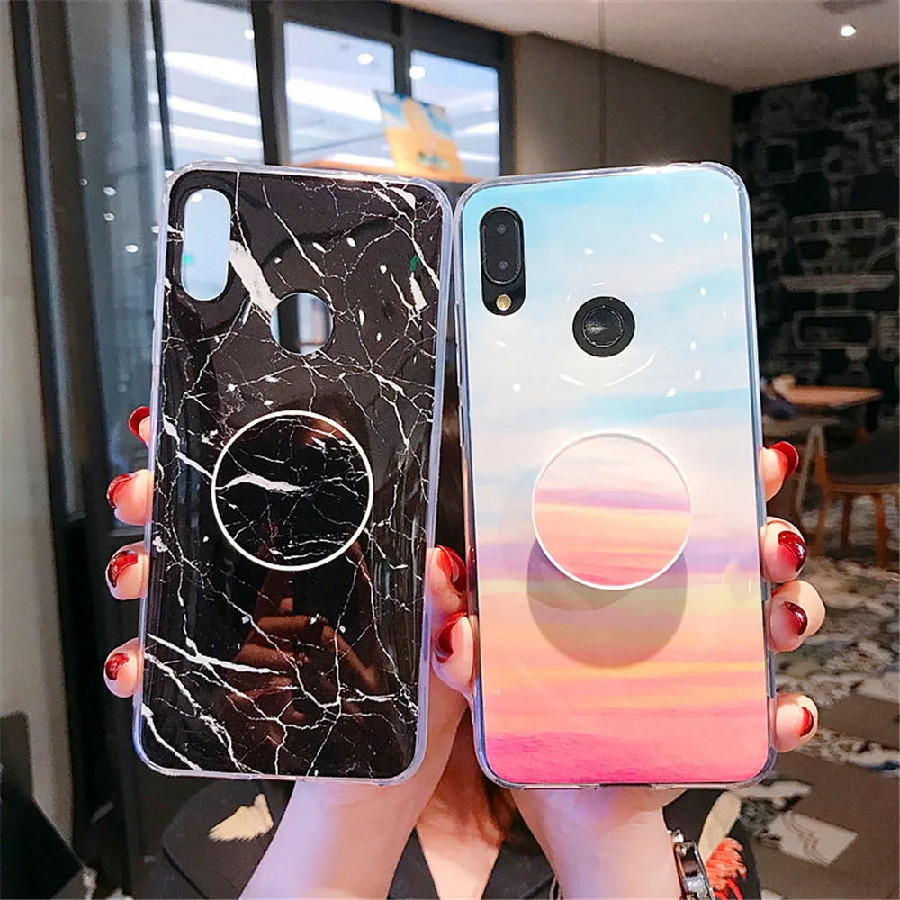 Чехол для xiaomi redmi note 7 мраморный мягкий чехол Funda Xiomi Mi 9 8 Lite Note 5 6 Pro чехол-подставка