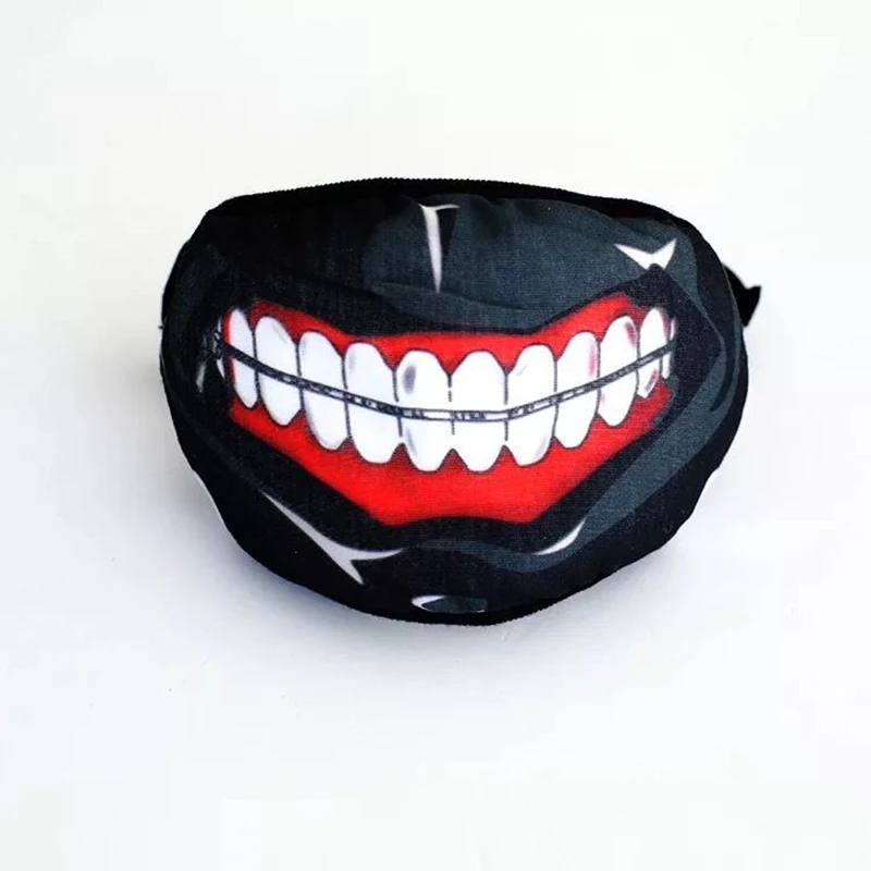 Аниме Токийский Гуль канеки Кен маска косплей реквизит хлопок Смешные Модные