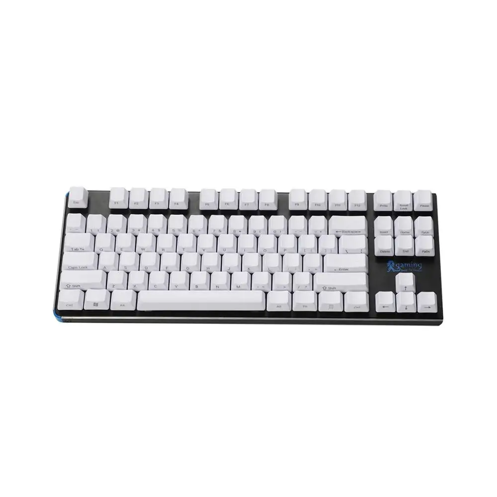 87 YMDK боковая печать ANSI Толстая клавиатура PBT для механической клавиатуры Tenkyless