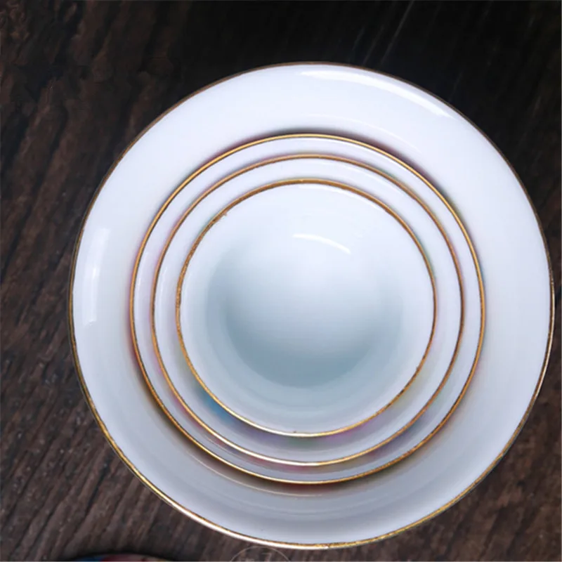 

Enamel color Ceramic Japanese Tea Cup Set Portable Travel Teaware Kung Fu Tea Cup 1 Pot 3 Cups Home Office Vintage Drinkware