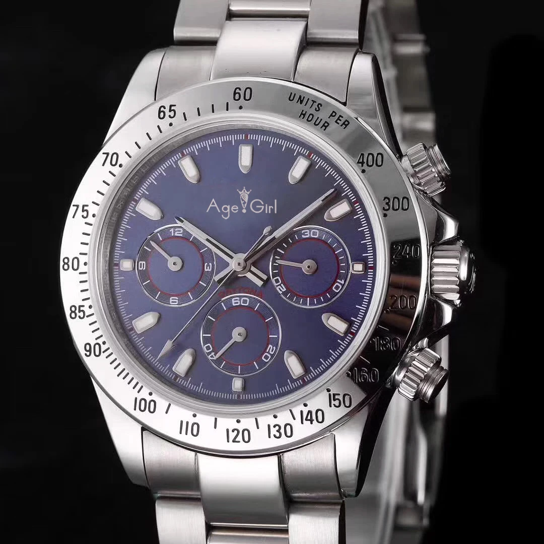 

Classic New Men Automatic Mechanical Watches Stainless Steel Black White Blue Gold Silver Diamonds Sport Watch 40mm AAA+