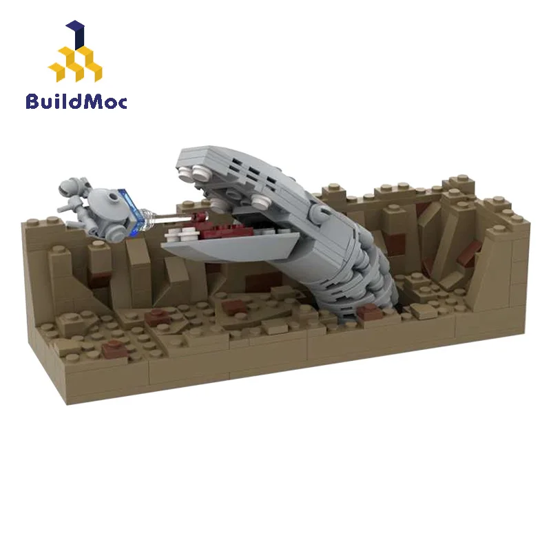 BuildMOC экспертные наборы строительные блоки MOC для строительства фильма животные