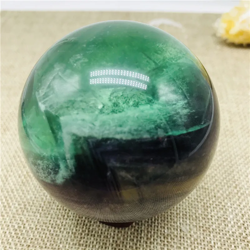 60 мм Шар из натурального флюорита кварцевый хрустальный шар исцеляющий
