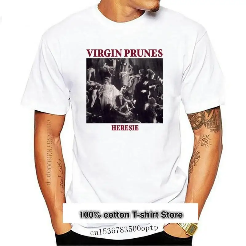 

Camiseta хипстерские винтажные Ретро de Virgin Prunes Heresie Post-punk Rock, nueva