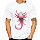 Мужская футболка Axolotl, футболка для женщин и мужчин