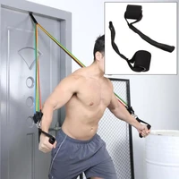 home fitness elastic exercise training strap resistance band over door resistance band