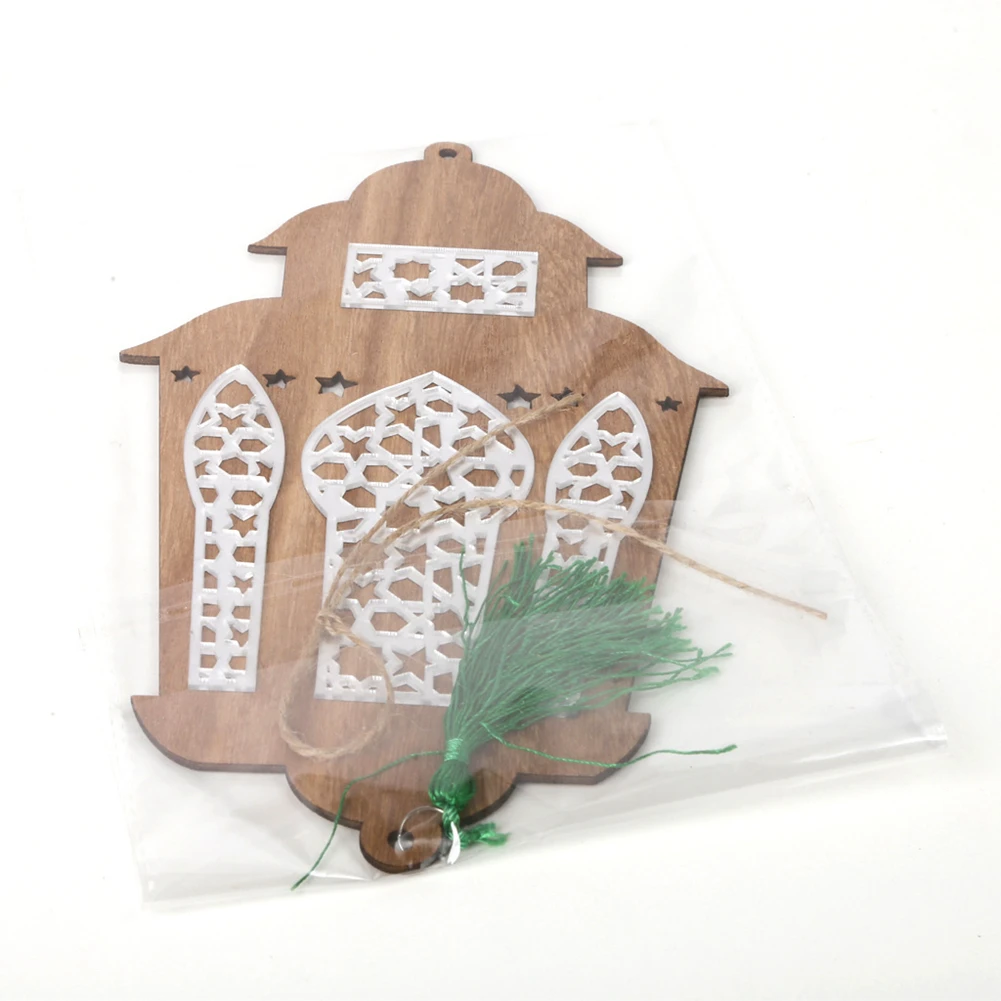 

Ramadan Decoration Islamic Muslim Party Kareem EID Decor Hanging Wood Lamp Craft Home Decorations Wooden Pendant Eid Mubarak