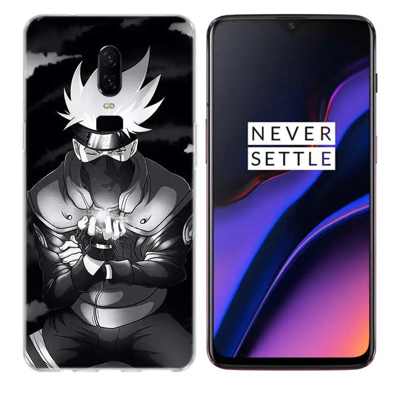 Naruto Kakashi Luxury Soft TPU Silicone Phone Back Case For OnePlus One Plus 7 Pro 5 5T 6T 6 Fundas Printed Cover Coque |