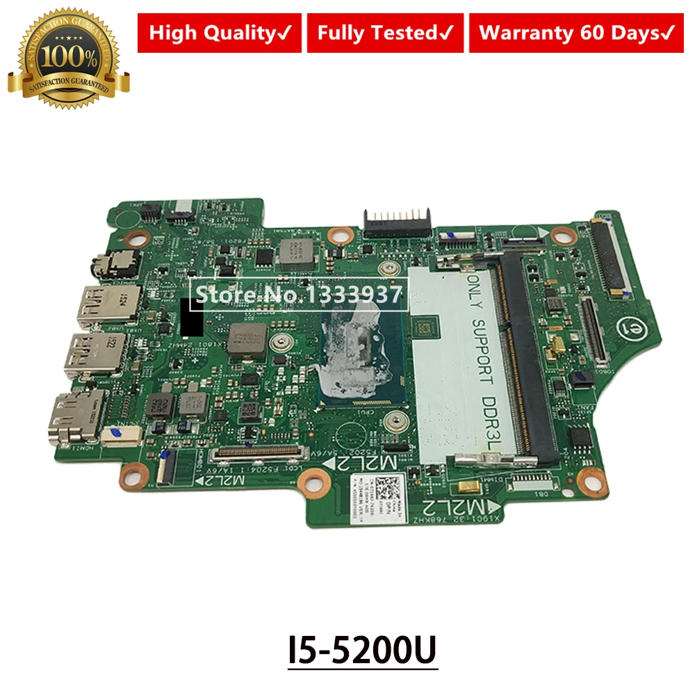 CN-07166J 07166J 7166J 13321-1 Материнская плата для DELL INSPIRON 7352 7347 7348 13-7352 15-7558 материнская
