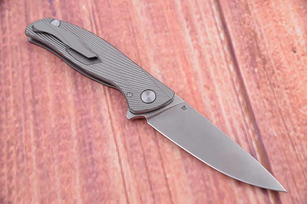 Новый складной кухонный нож с лезвием из титана и шарикоподшипником F95 | Ножи