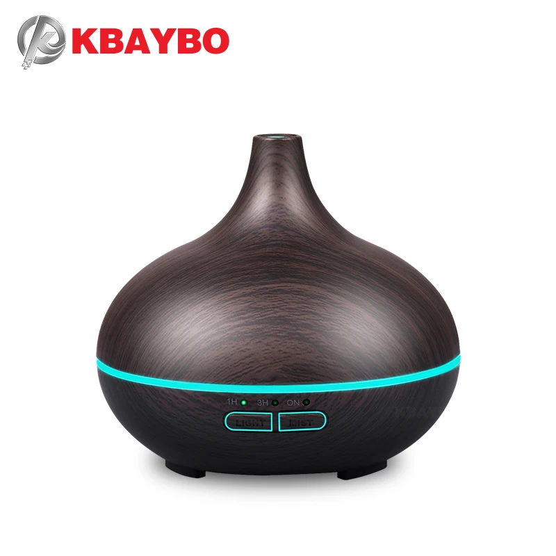 

150ml Aroma Essential Oil Diffuser Ultrasonic Air Humidifier With 4 Timer Settings 7 Color Changing LED Lamp Whole House Humidi