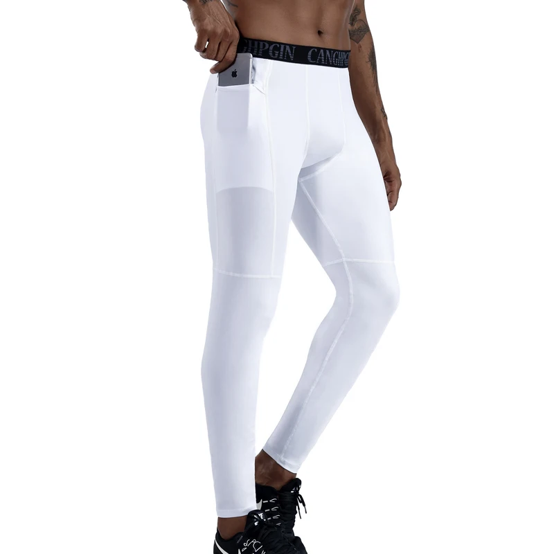 

2021 New Compression Pants Men Sport Running Tights Dry Fit Men Leggings Sports Gym Leggings Quick Dry Men Fitness Jogging Pants