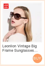 LEONLION новые женские винтажные красные солнцезащитные очки Cateye брендовые дизайнерские солнцезащитные очки в ретро-стиле женские очки для очков