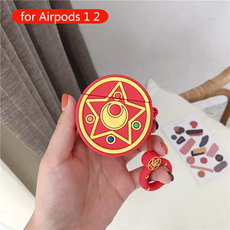 92 Для Apple Airpods чехол силиконовые милые аксессуары для мультяшных Airpods 2 Наушники коробка Беспроводная bluetooth-гарнитура защитный чехол - Цвет: 92