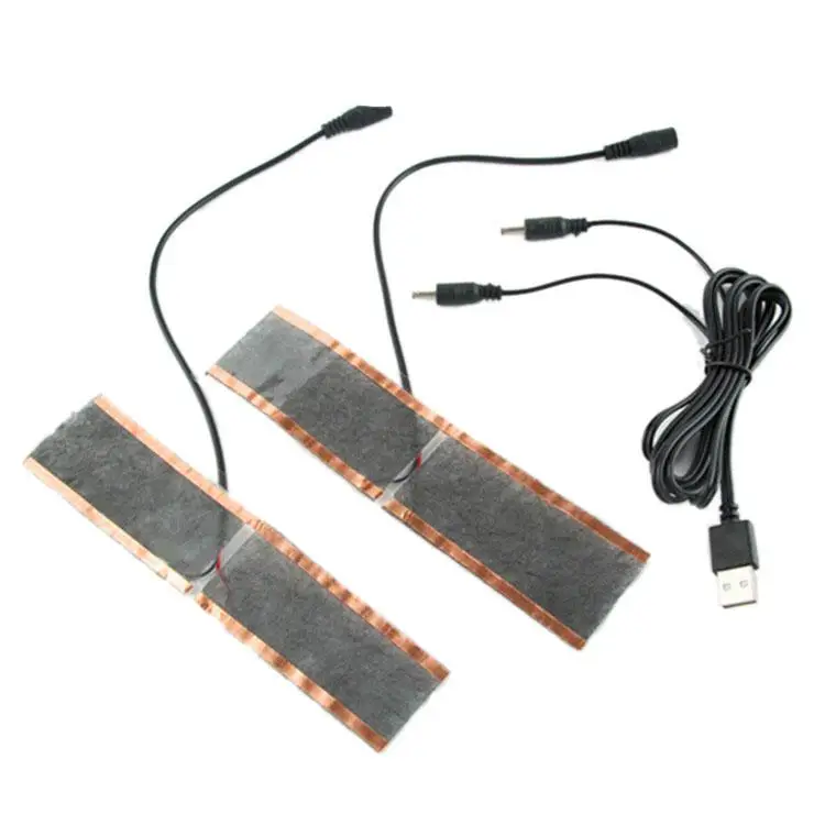 5V USB Electric Heated Insoles Foot Warmer Boots Shoes Pad Winter Outdoor Ski Warming Insoles Waterproof Heating Gloves