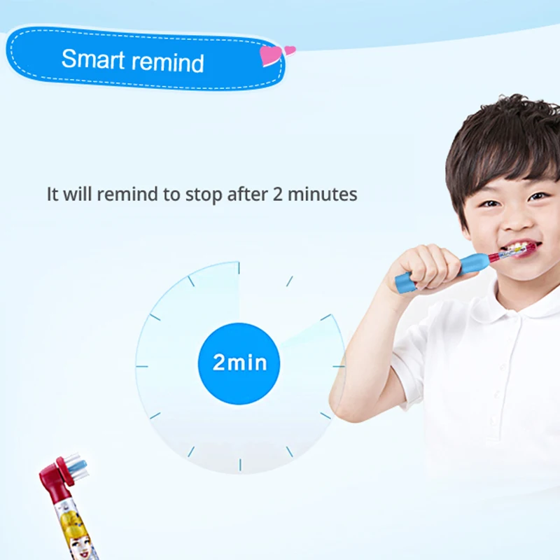 Зубная щетка Oral-B детская со смарт-таймером сменные насадки для чистки полости