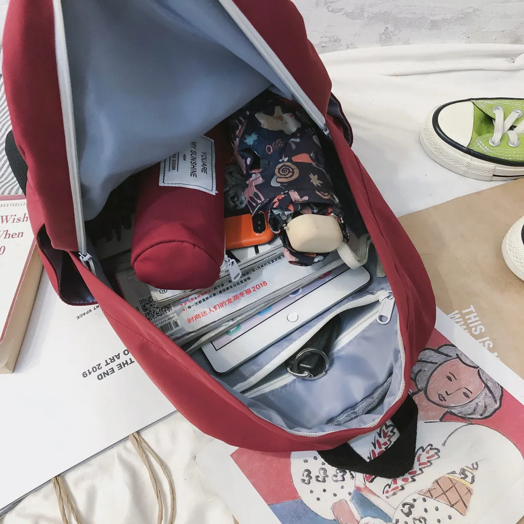 Рюкзак женский студенческий водонепроницаемый Повседневный вместительный