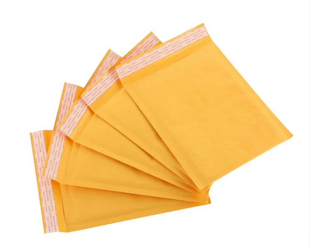 50 шт./лот Пузырьковые почтовые конверты мягкие упаковочные пакеты подарочная