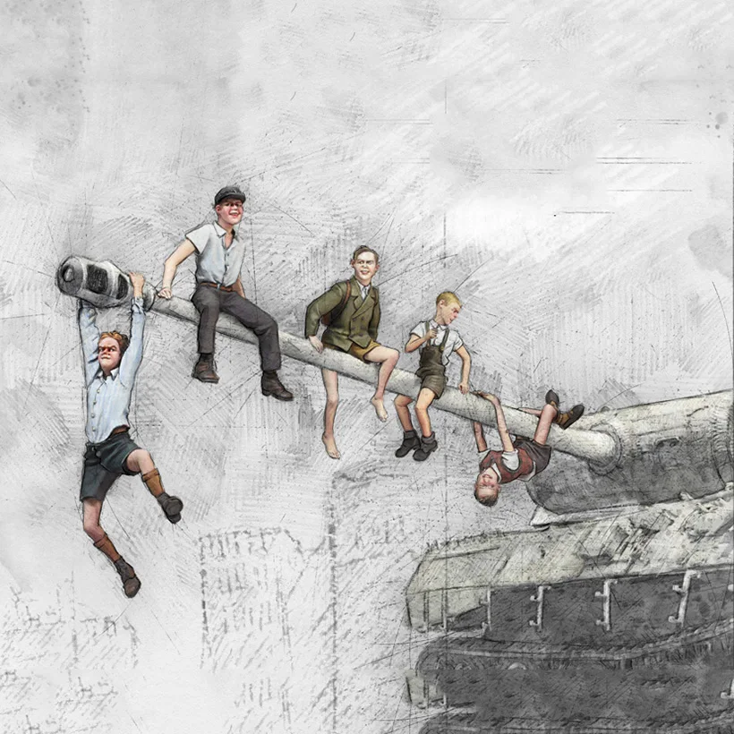 

Unassambled 1/35 современный человек Экипаж включает 5 статуэтка в виде набор миниатюрных моделей Неокрашенный