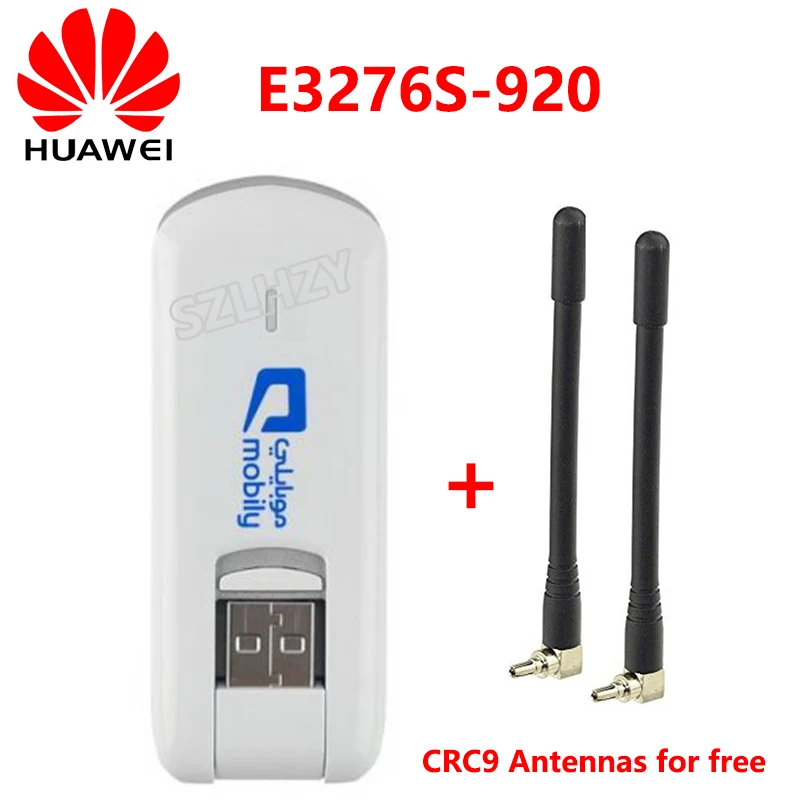 Desbloqueado Huawei E3276s-920 E3276s 4g Lte Modem 150mbps Wcdma Tdd sem Fio Usb Dongle Rede Mais Pcs 4g Antena sem Wi-fi