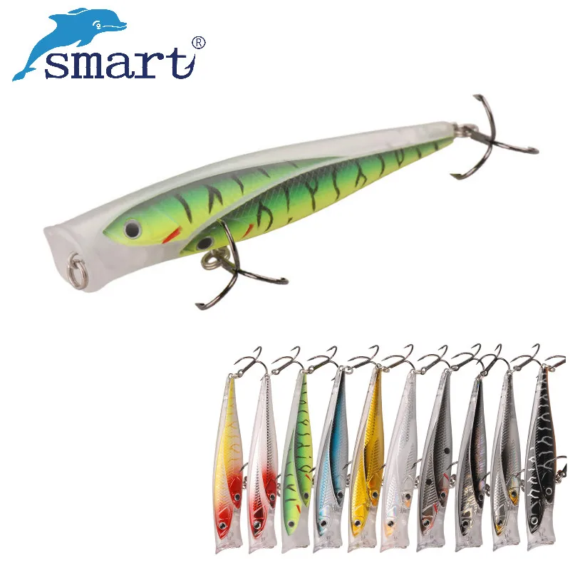 Умная приманка для рыбной ловли Китай 100 мм 13 5 г топ жесткая воды Поппер воблеры