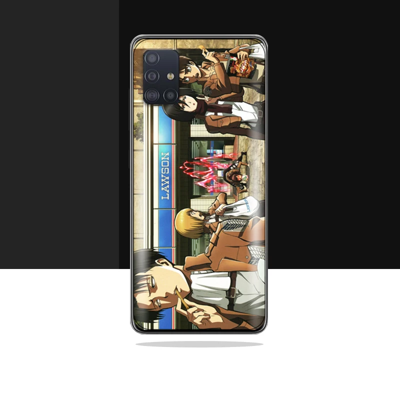 

Japan 3D Anime Attack On Titan Phone Case For Samsung Galaxy A72 A71 A51 A70 A60 A50 A40 A30S A30 A20E A20 A10 4G Shockproof