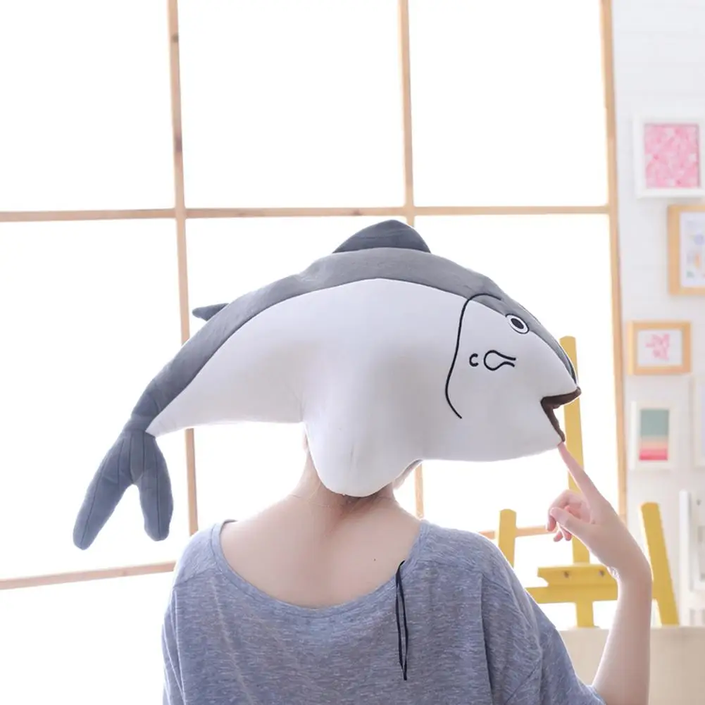 Соленая рыба подшлемник шапка для животного взрослых мультфильм животных