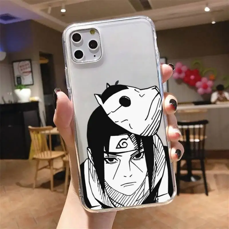 

Anime Naruto fashion cool Phone Case Transparent soft For iphone 5 5s 5c se 6 6s 7 8 11 12 plus mini x xs xr pro max