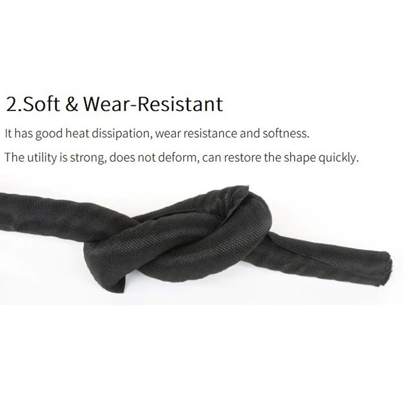 値段 黒ペット自己クローズ径5ミリメートル8ミリメートル1ミリメートル柔軟な絶縁拡張可能な編組nyloyチューブ各100 Merters