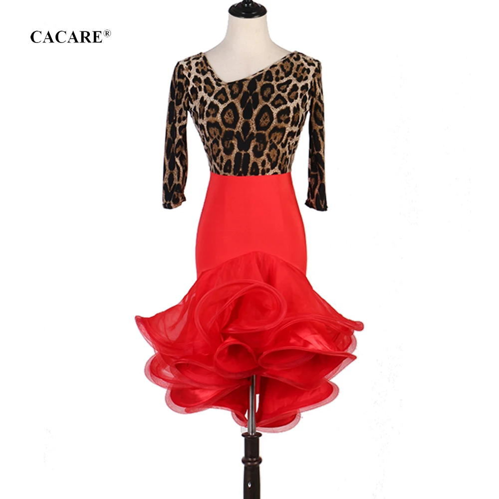 

CACARE Latin Dance Dress Women BIG SALE Vestido flecos Dancing Clothes Latin Dance Competition Dresses Tango D0691 Ballroom