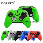 Чехол IVYUEEN для Microsoft Xbox one Elite, мягкий силиконовый чехол с контроллером + 2 ручки для большого пальца, контроль защитной кожи