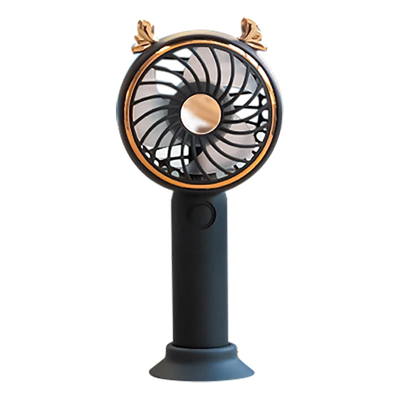 

Cartoon Handheld Small Fan Portable Pocket Mini Desktop Student USB Charging Fan