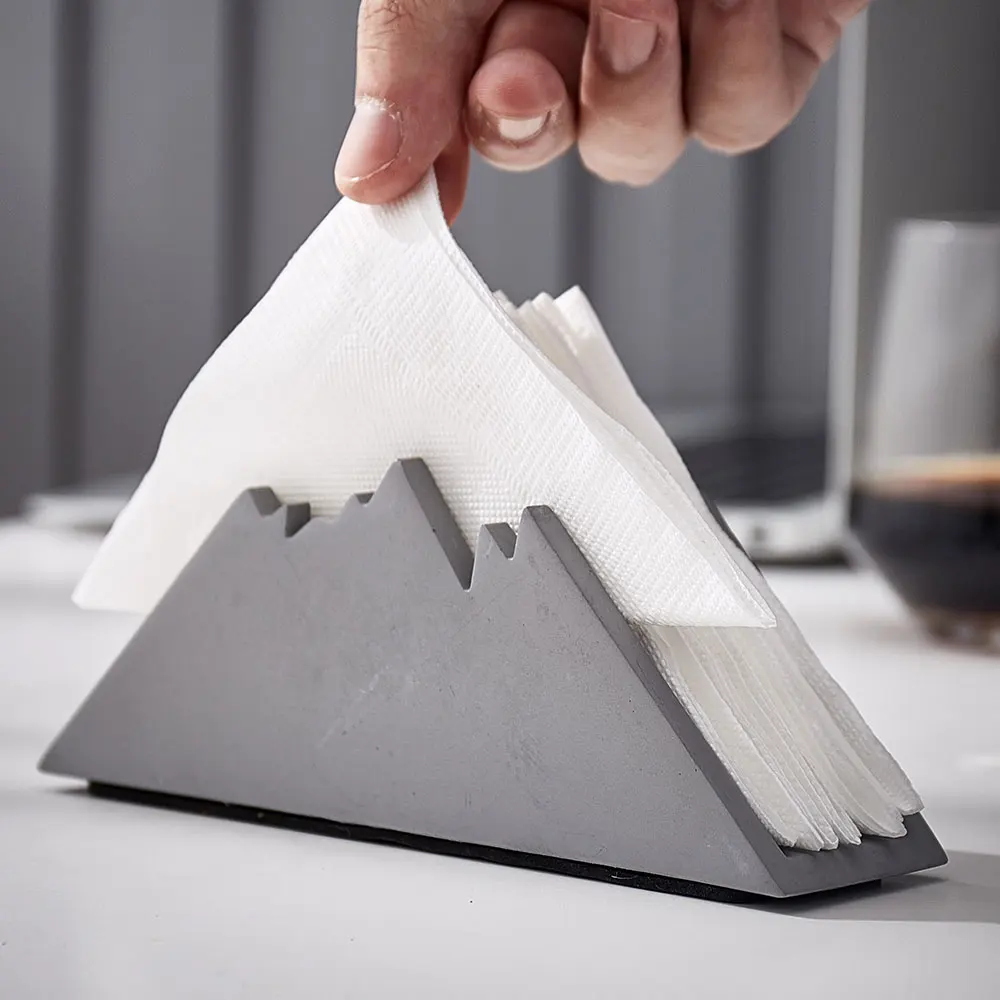 Новый креативный скандинавский снег в форме горы коробка для салфеток дома и