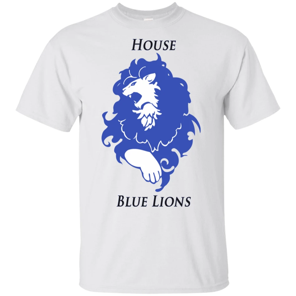 Футболка с изображением дома синих Львов огненная эмблема три nintendo игровая