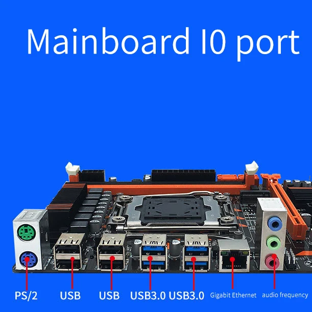 

X99 Computer Motherboard DDR3 Dual Channel Memory LGA2011-3 Pin E5 CPU Supports M.2 Luxury Small Board V3