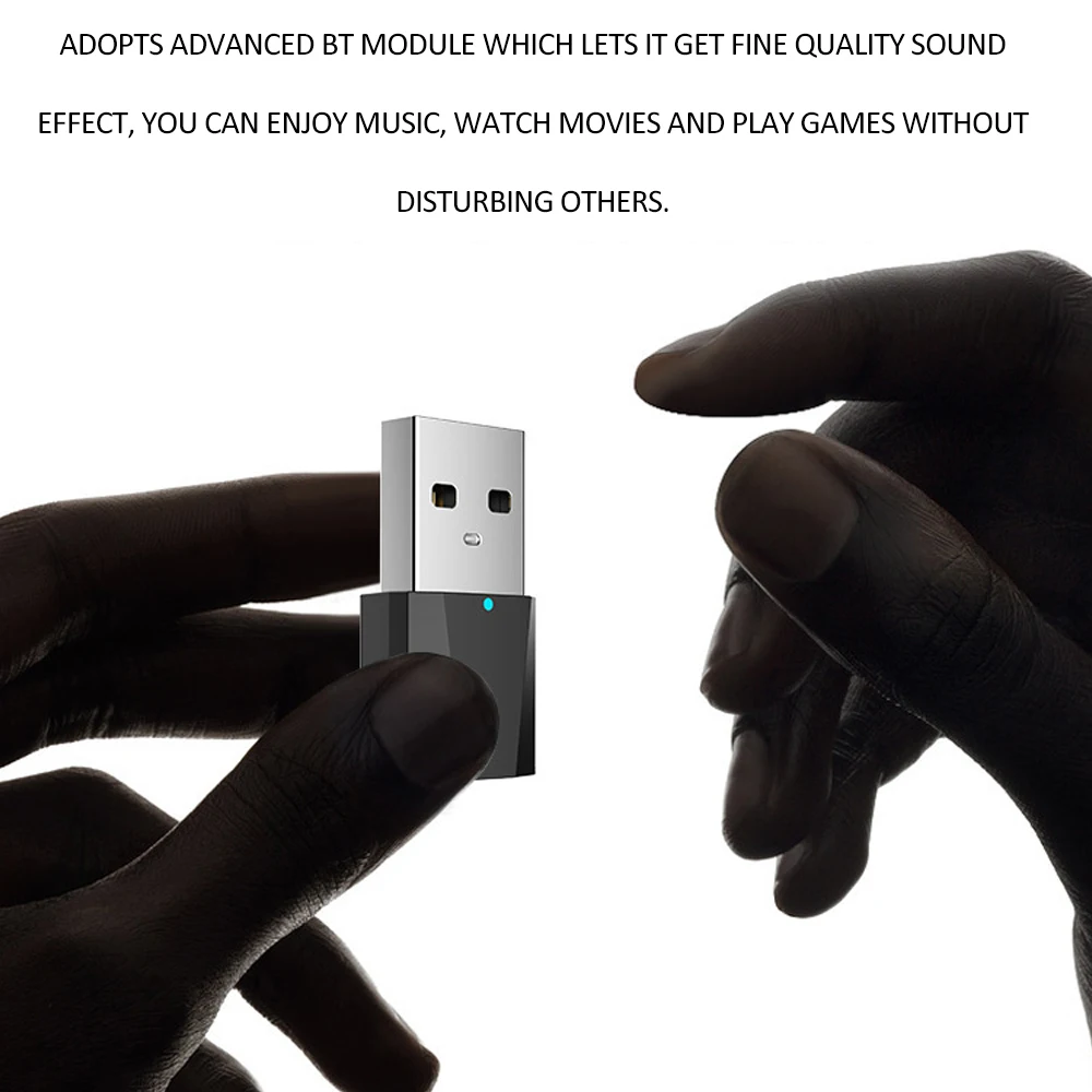 Бытовой мини приемник Bluetooth 4 2 USB беспроводной аудио музыкальный стерео адаптер