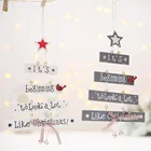 JIEME новые рождественские украшения, подвеска на рождественскую елку, кулон с цветными буквами, креативный кулон на елку