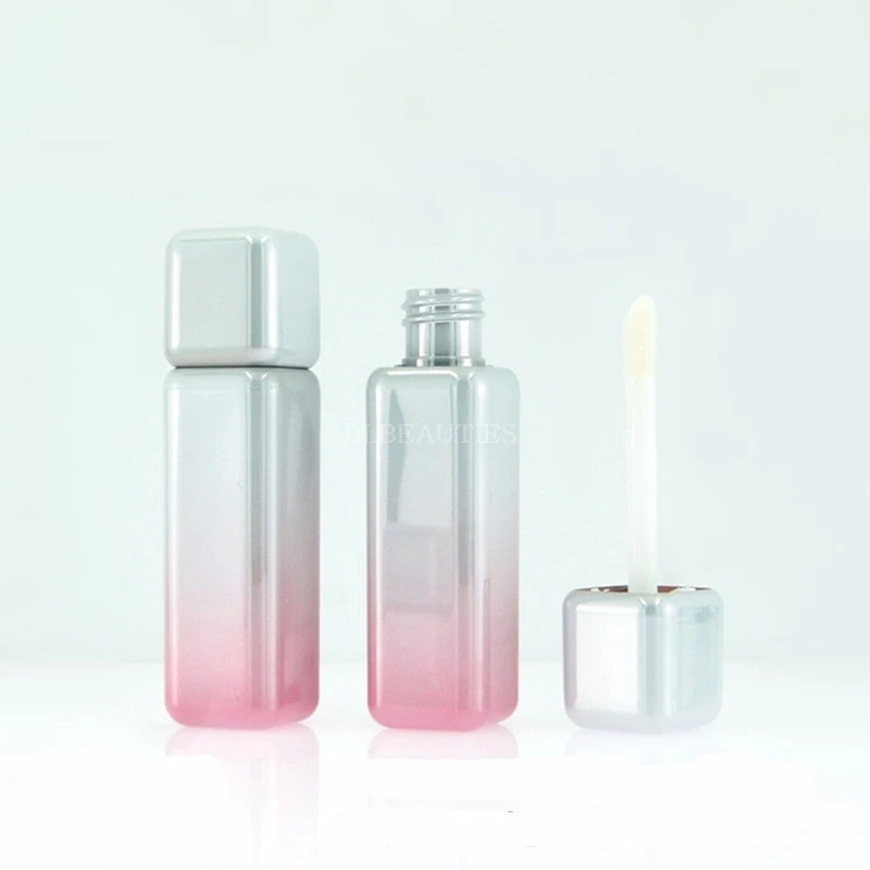 100 шт. 5 мл квадратные яркие тюбики для блеска губ|Многоразовые бутылки| |
