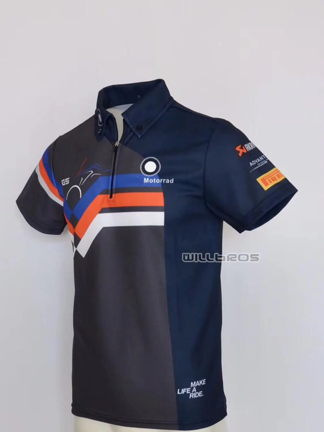 

Quick Dry Polo Shirts For BMW Motorrad T-shirt Motorbike Scooter Riding Motocross Motor Polo Shirts