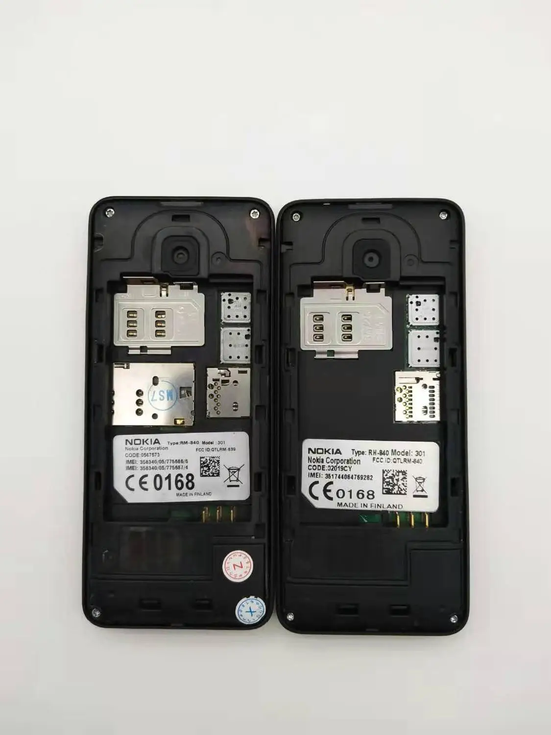 301 Nokia 301 разблокированный WCDMA 2,4 ''две sim-карты МП мобильный телефон Восстановленный