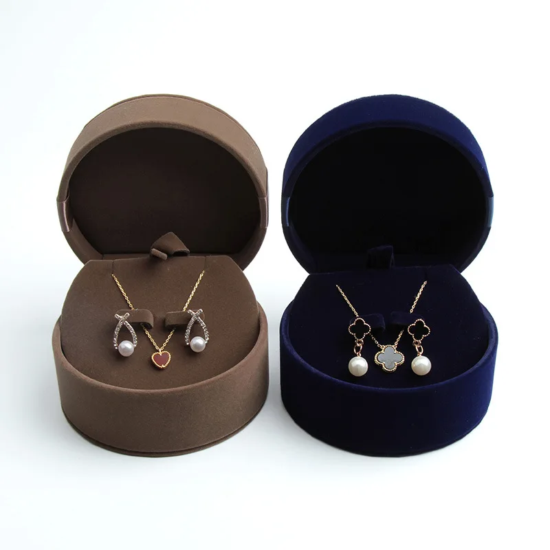 Роскошный фланелевый чехол HOSENG с изысканной упаковкой для колец сережек на