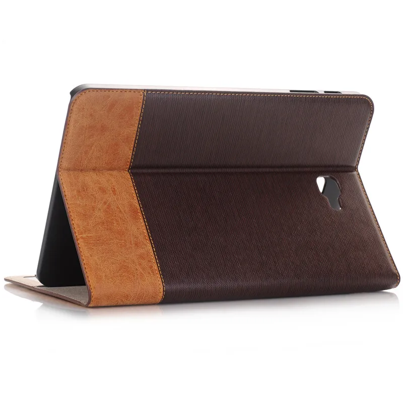 Новый высококачественный Джинсовый чехол бумажник кожаный для Samsung Galaxy Tab A 10 1 2016