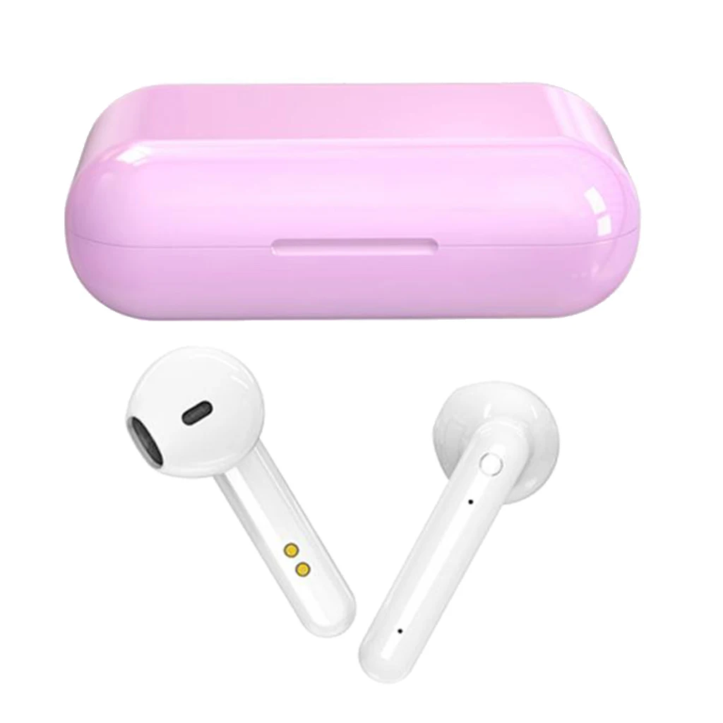 TWS стереонаушники с поддержкой Bluetooth 5 0 и зарядным футляром 300 мАч|Наушники