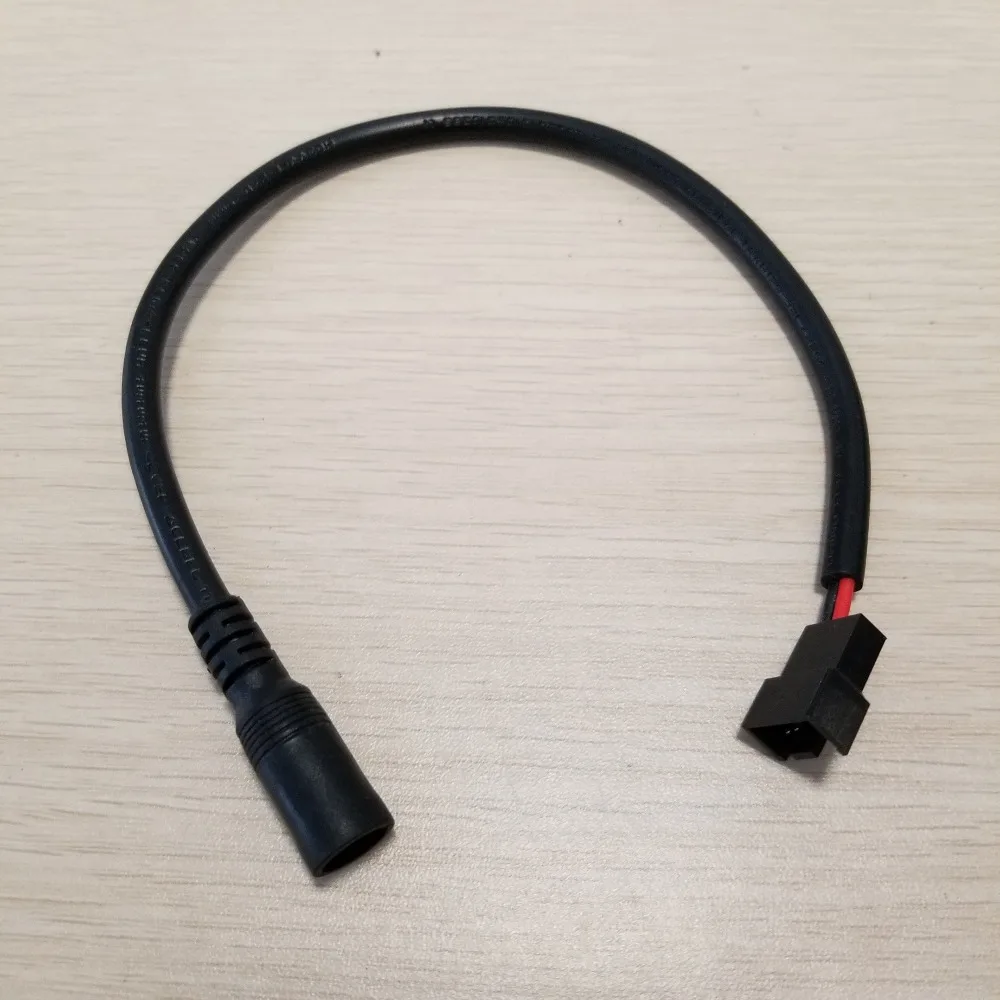 

Кабель питания для охлаждающего вентилятора с сетчатой крышкой 15 см, DC 5,5*2,1